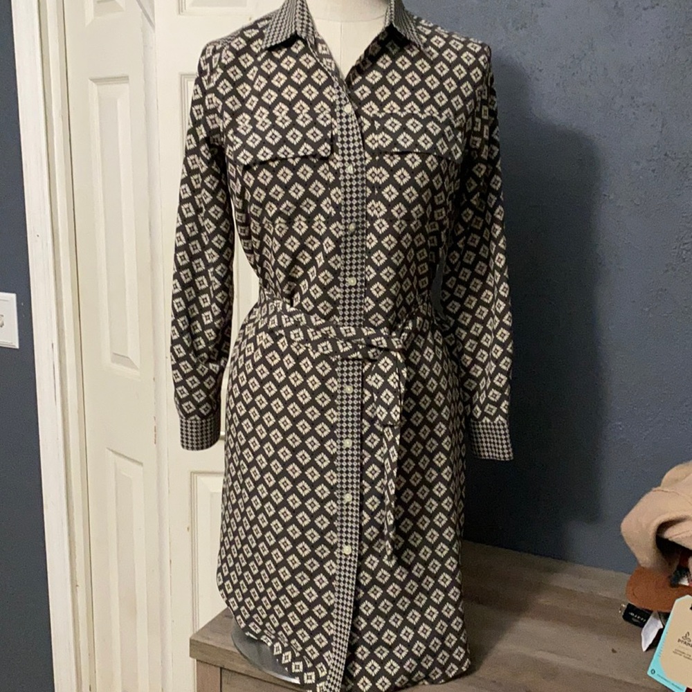 Loft petite small shirtdress